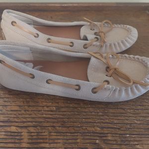 Grey Lucky Brand Moccasins